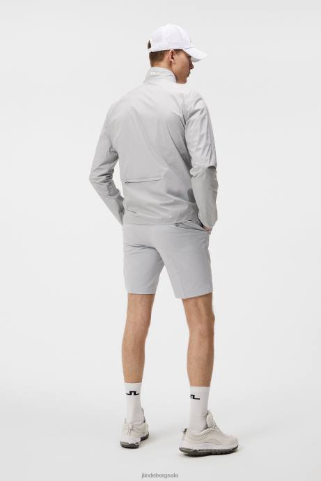 Men J.Lindeberg High Rise Ash Light Packable Jacket Clothing 8R62713