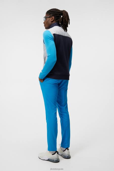 Men J.Lindeberg High Rise Quilt Hybrid Vest Clothing 8R62694