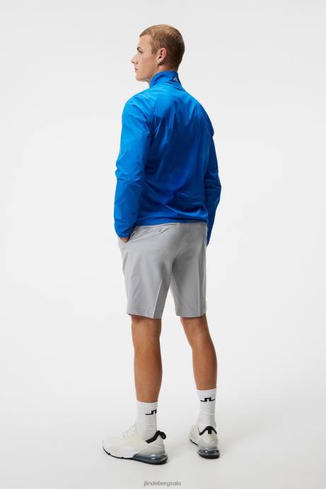 Men J.Lindeberg Lapis Blue Ash Light Packable Jacket Clothing 8R62709