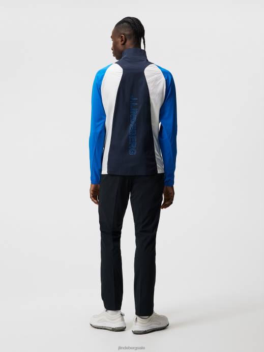 Men J.Lindeberg Lapis Blue Marv Wind Jacket Clothing 8R62717