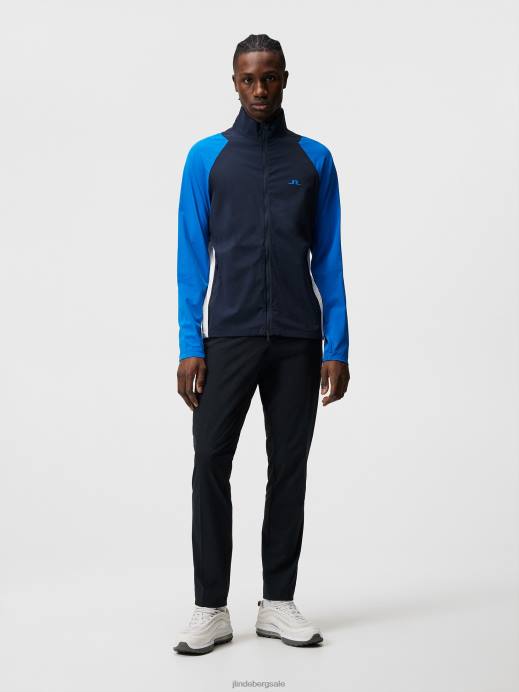 Men J.Lindeberg Lapis Blue Marv Wind Jacket Clothing 8R62717
