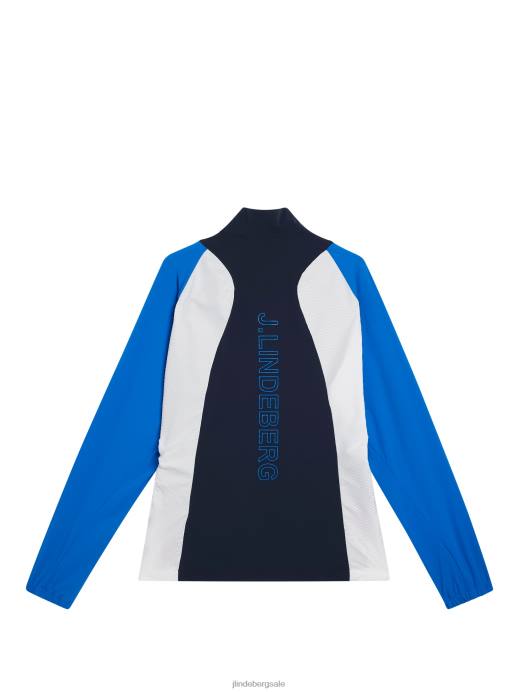 Men J.Lindeberg Lapis Blue Marv Wind Jacket Clothing 8R62717