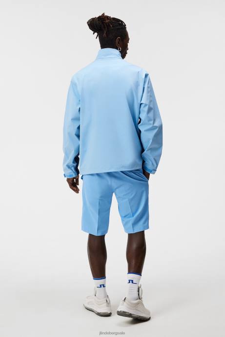 Men J.Lindeberg Little Boy Blue Theo Rain Jacket Clothing 8R62680