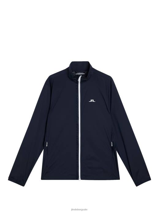 Men J.Lindeberg Navy Ash Light Packable Jacket Clothing 8R62710