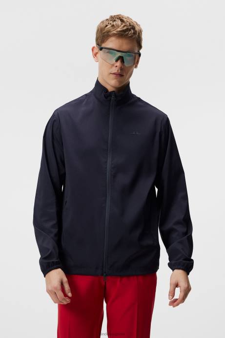 Men J.Lindeberg Navy Max Wind Jacket Clothing 8R62698