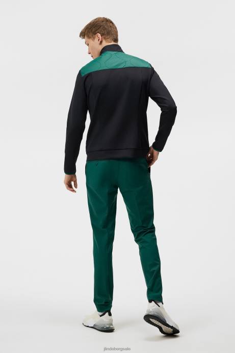 Men J.Lindeberg Rain Forest Quilt Hybrid Jacket Clothing 8R62690