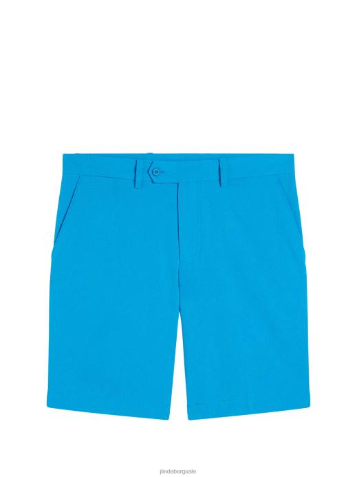 Men J.Lindeberg Brilliant Blue Vent Slim Shorts Clothing 8R62470