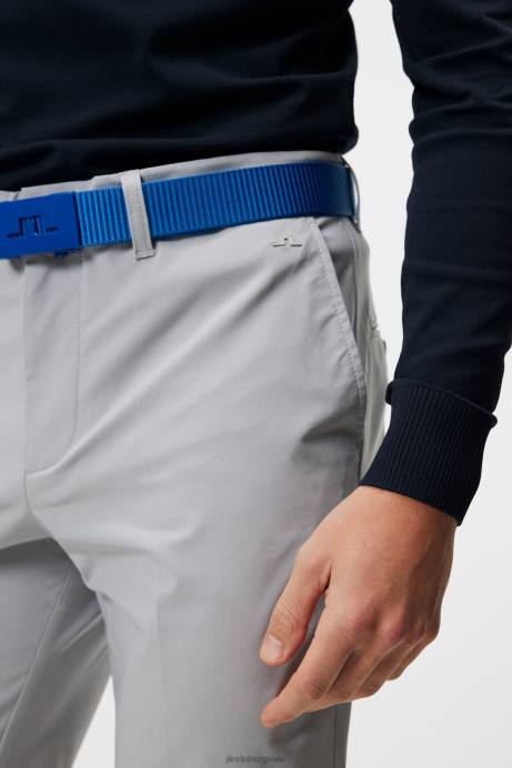 Men J.Lindeberg Light Grey Melange Eloy Shorts Clothing 8R62485