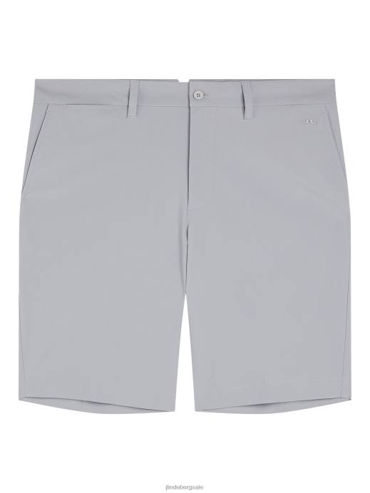 Men J.Lindeberg Light Grey Melange Eloy Shorts Clothing 8R62485