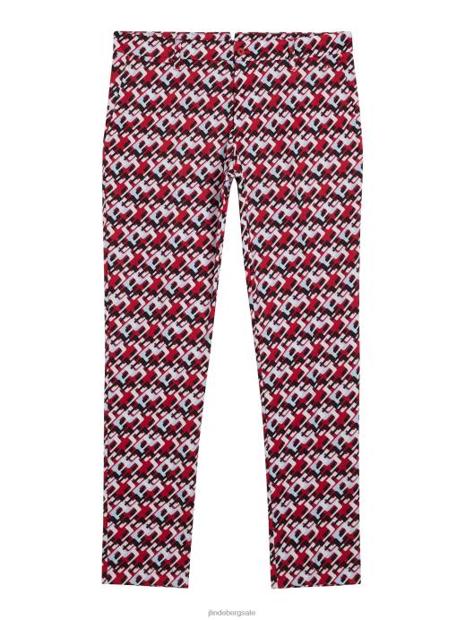 Men J.Lindeberg Micro Bridge Cherry Ellott Print Pant Clothing 8R62371