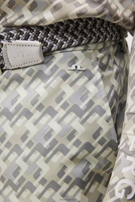 Men J.Lindeberg Micro Bridge Grey Eloy Print Shorts Clothing 8R62380