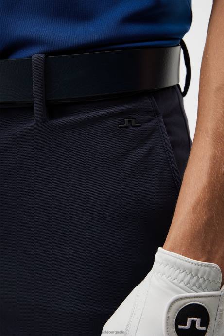 Men J.Lindeberg Navy Axil Fleece Twill Pant Clothing 8R62386