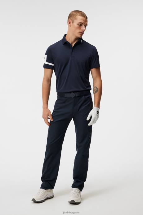 Men J.Lindeberg Navy Colorblock Pant Clothing 8R62382