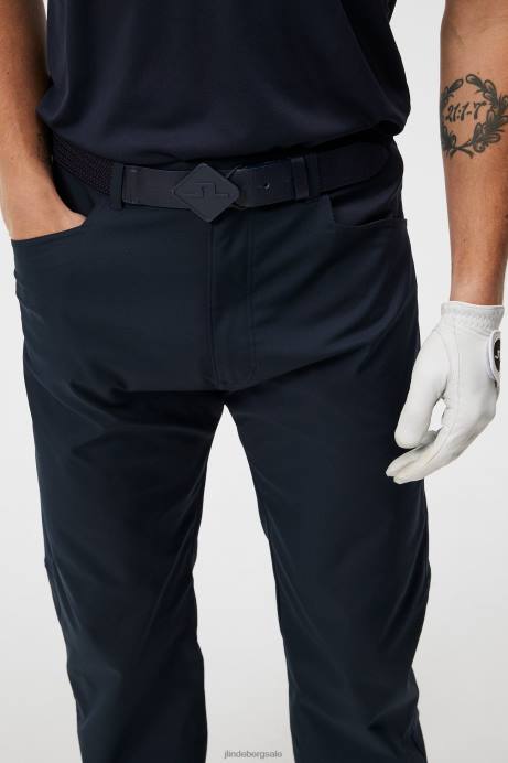 Men J.Lindeberg Navy Colorblock Pant Clothing 8R62382