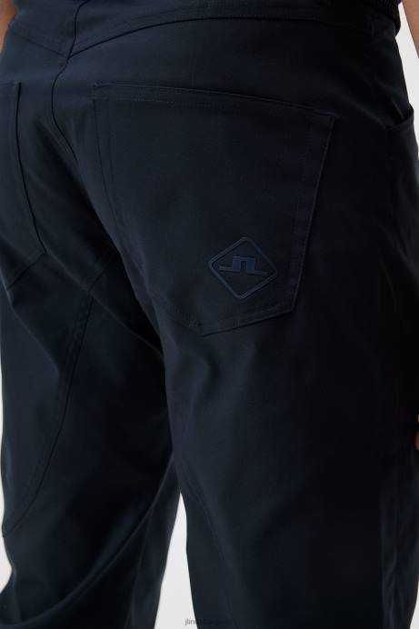 Men J.Lindeberg Navy Colorblock Pant Clothing 8R62382