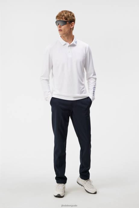 Men J.Lindeberg Navy Ellott Bonded Fleece Pant Clothing 8R62389