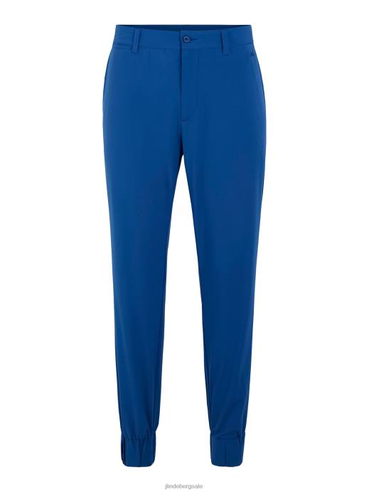 Men J.Lindeberg Navy Peony Cuff Jogger Pant Clothing 8R62487