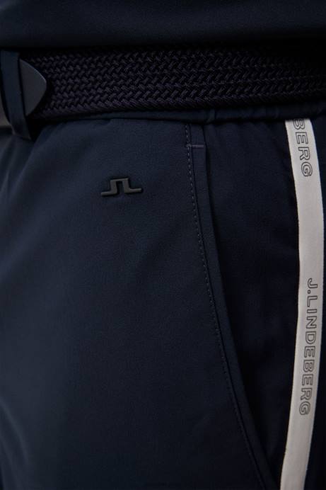 Men J.Lindeberg Navy Stuart Stripe Shorts Clothing 8R62399