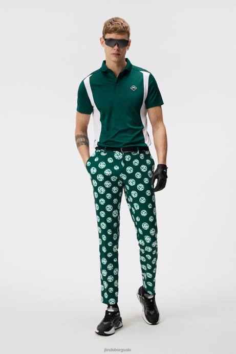 Men J.Lindeberg Rain Forest Sphere Dot Tim Pant Clothing 8R62456