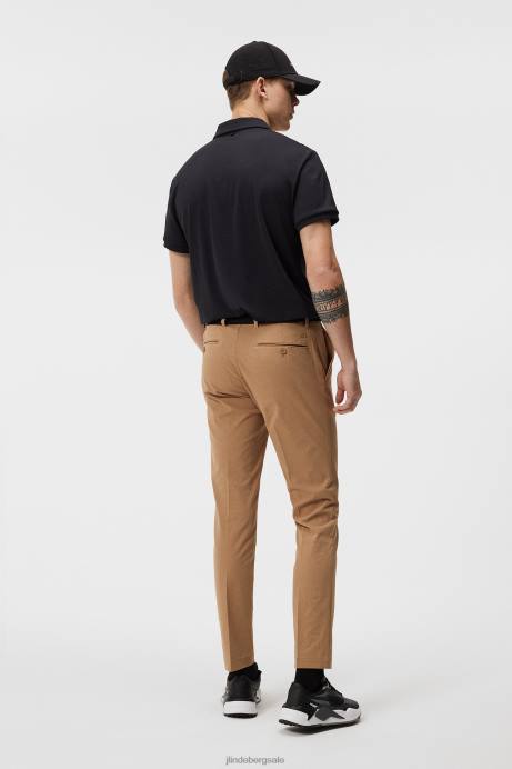 Men J.Lindeberg Tiger Brown Vent Pant Clothing 8R62421