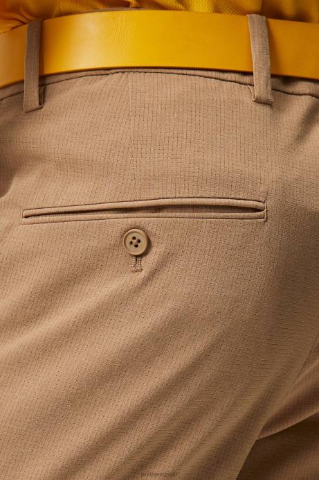 Men J.Lindeberg Tiger Brown Vent Slim Shorts Clothing 8R62469