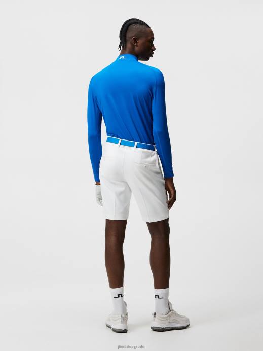 Men J.Lindeberg White Eloy Shorts Clothing 8R62482