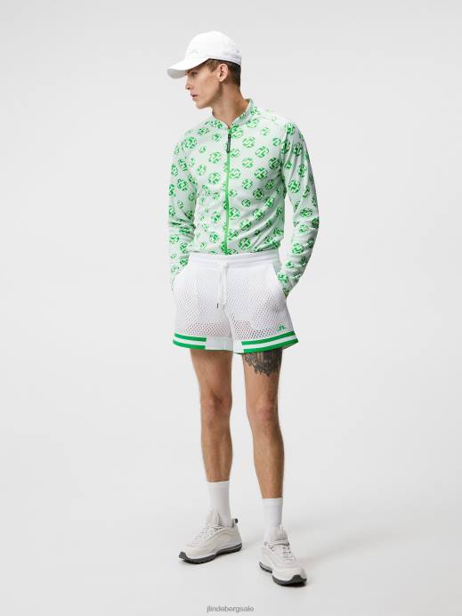 Men J.Lindeberg White Mesha Mesh Shorts Clothing 8R62440