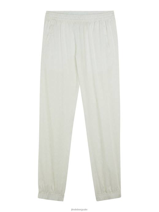 Men J.Lindeberg White Printed Bridge Petrus Print Pant Clothing 8R62411