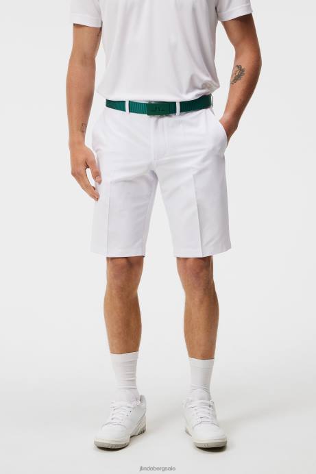 Men J.Lindeberg White Somle Shorts Clothing 8R62402
