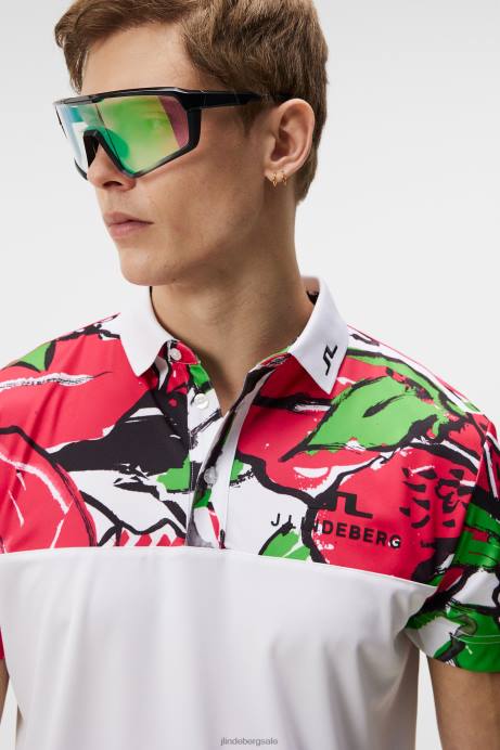 Men J.Lindeberg Azalea Jeff Tour Golf Polo Clothing 8R62195