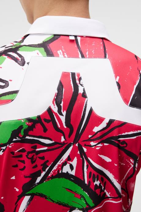 Men J.Lindeberg Azalea Kv Tour Golf Polo Clothing 8R62189