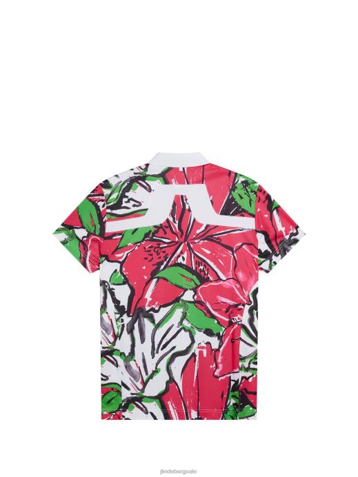 Men J.Lindeberg Azalea Kv Tour Golf Polo Clothing 8R62189