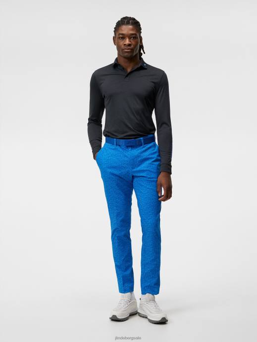 Men J.Lindeberg Black Melange Tour Tech Long Sleeve Polo Clothing 8R62271