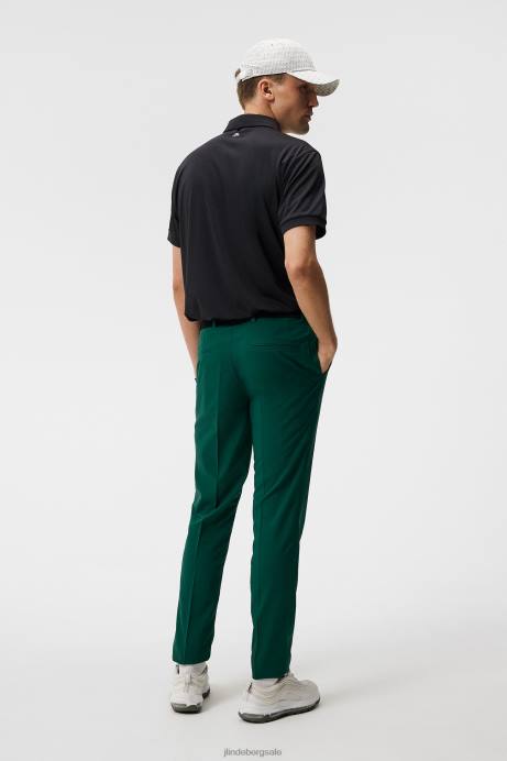 Men J.Lindeberg Black Tour Tech Slim Polo Clothing 8R6294