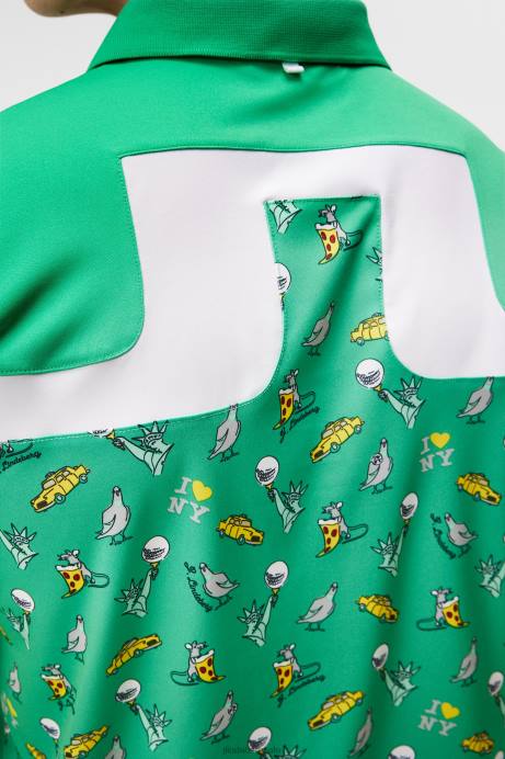 Men J.Lindeberg Blarney Jeff Nyc Golf Polo Clothing 8R62192