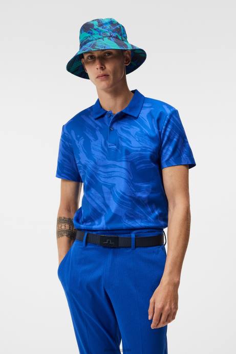 Men J.Lindeberg Blue Valley Timmy Polo Clothing 8R6232