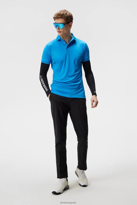 Men J.Lindeberg Brilliant Blue Tour Tech Polo Clothing 8R62254