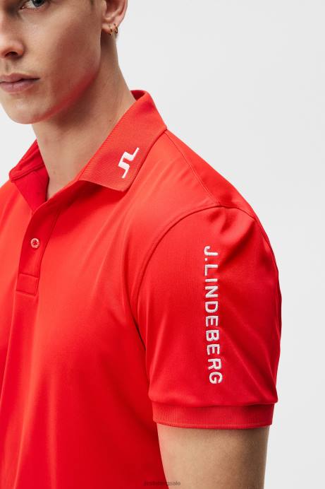 Men J.Lindeberg Brilliant Blue Tour Tech Polo Clothing 8R62254