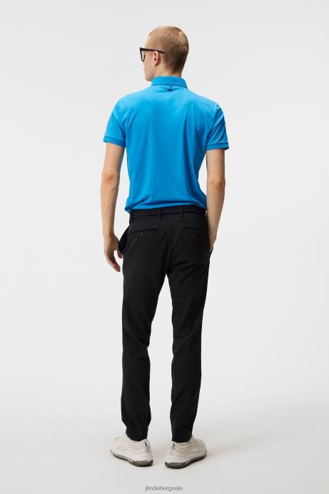 Men J.Lindeberg Brilliant Blue Tour Tech Slim Polo Clothing 8R62239