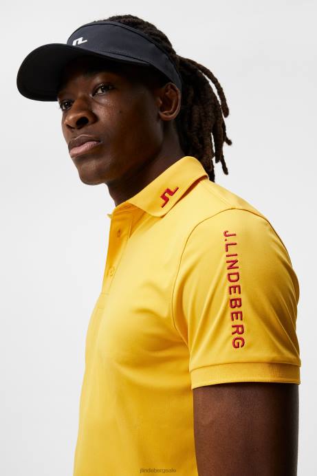 Men J.Lindeberg Citrus Tour Tech Slim Polo Clothing 8R62238