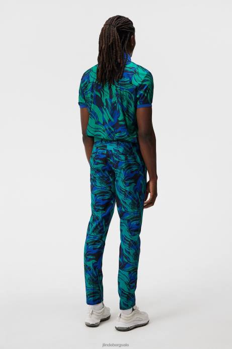 Men J.Lindeberg Death Valley Tour Tech Print Polo Clothing 8R6219