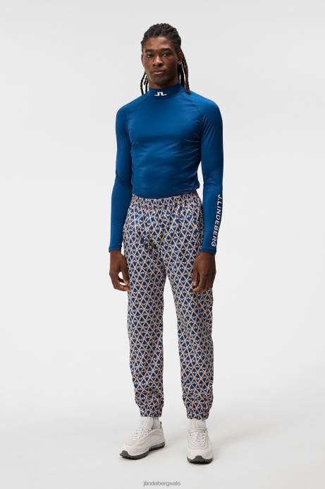 Men J.Lindeberg Estate Blue Aello Compression Layer Clothing 8R62116