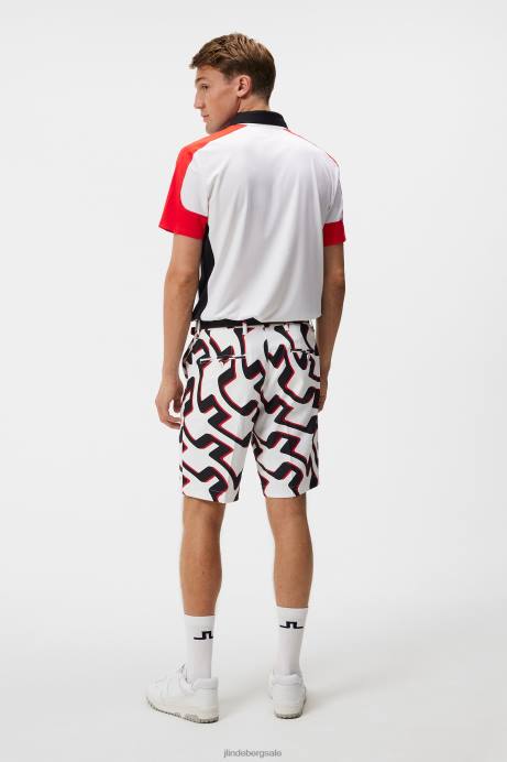 Men J.Lindeberg Fiery Red Jessy Polo Clothing 8R6237