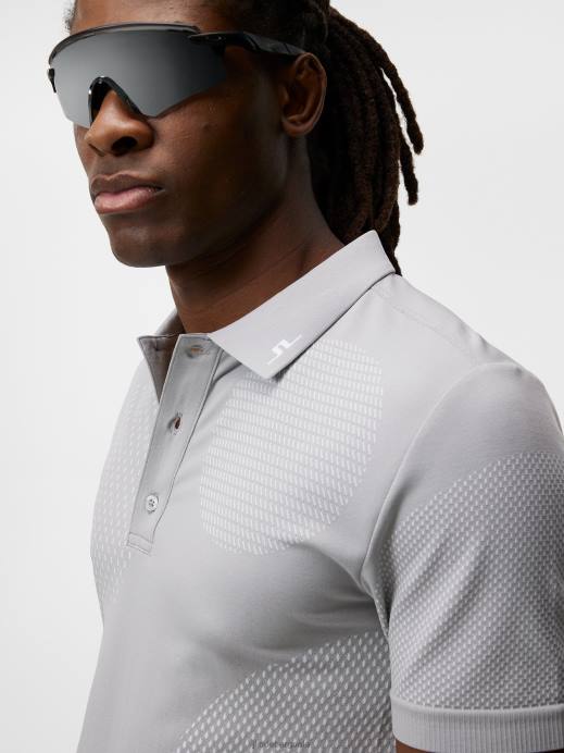 Men J.Lindeberg High Rise Nate Seamless Polo Clothing 8R62223