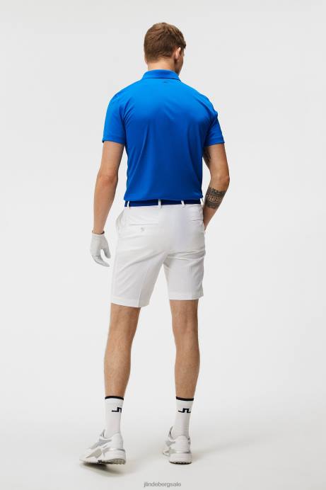 Men J.Lindeberg Lapis Blue Chad Slim Polo Clothing 8R62211