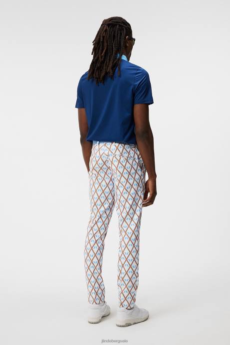 Men J.Lindeberg Little Boy Blue Hans Polo Clothing 8R6270