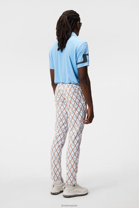 Men J.Lindeberg Little Boy Blue Heath Polo Clothing 8R62124