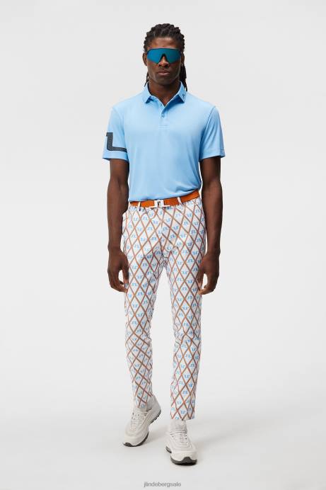 Men J.Lindeberg Little Boy Blue Heath Polo Clothing 8R62124