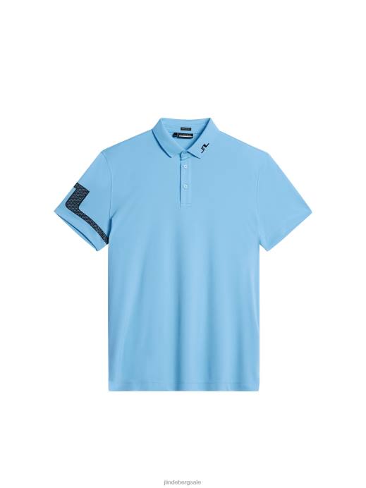 Men J.Lindeberg Little Boy Blue Heath Polo Clothing 8R62124