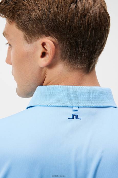 Men J.Lindeberg Little Boy Blue Tour Tech Polo Clothing 8R6258